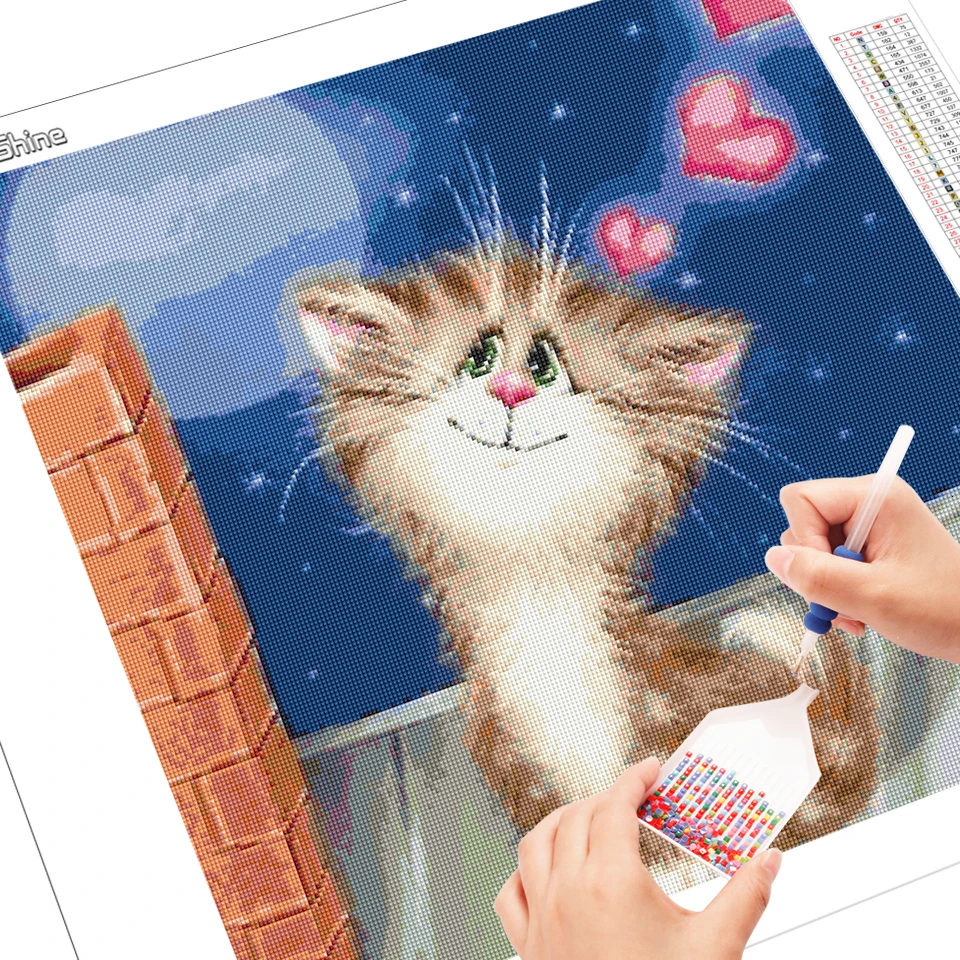 Evershineалмазная вышивка кошки иконы 5D DIY алмазная живопись крестом картины