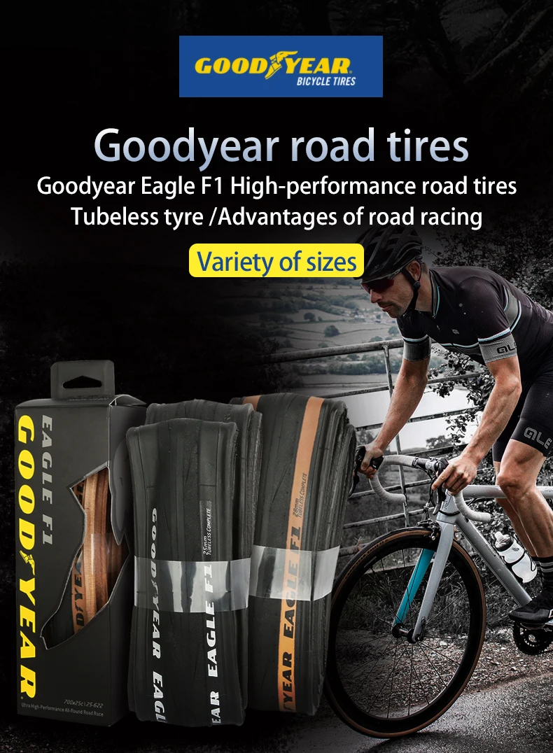Goodyear Eagle F1 Fietsbanden Tc Tubeless Compleet Ras Raceband 700x2  5/28/32 Fietsen Anti Lek 120TPI Opvouwbare Tyre|Bicycle Tires| - AliExpress