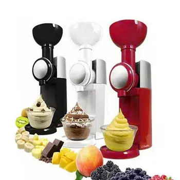 

Practical Design DIY Ice Cream Maker Machine Portable Size Household Use Automatic Frozen Fruit Dessert Machine