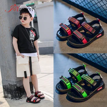 

Boy's Sandals New 2020 Children's Sandals Soft Soles Beach Shoes Sandals Toddler Casual Light Breathable
