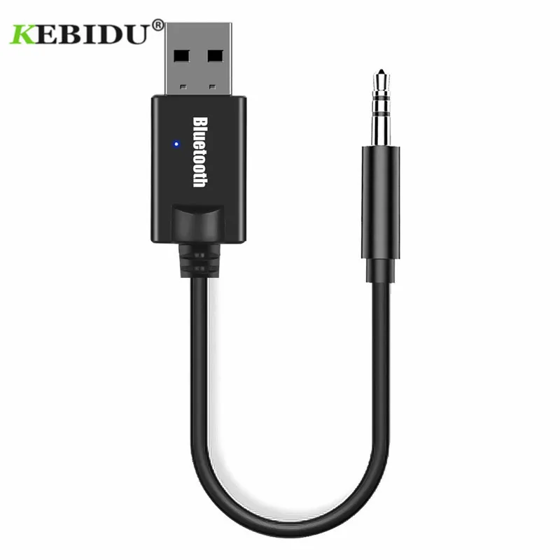 Car Bluetooth Adapter Receiver Wireless Stereo Music 3.5mm AUX Jack Audio Receptor Mini USB Bluetooth for Auto Speaker