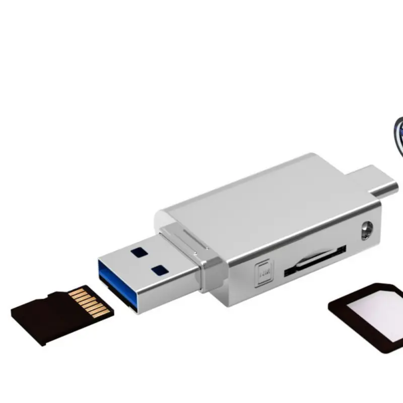KNY2-in-1 кард-ридер адаптер type-C/USB 2,0-NM Nano TF безопасные цифровые карты памяти аксессуары для huawei мобильного телефона ноутбука