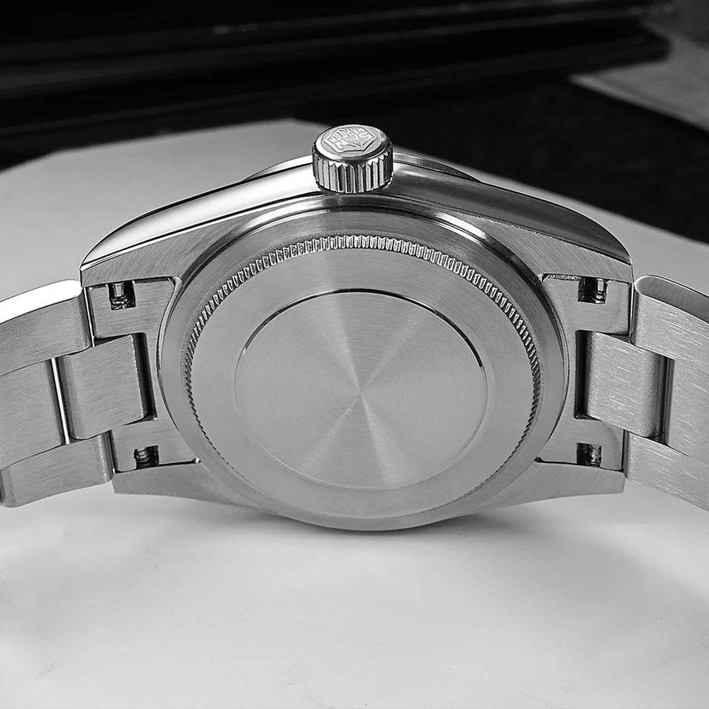 San Martin 36mm Explore Series Vintage Men Sport Watch Luxury Sapphire PT5000 Automatic Mechanical Self Winding Waterproof 100m