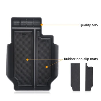 

Center Storage Box Car Black Accessories For Chevy Colorado 15-19 Organizer