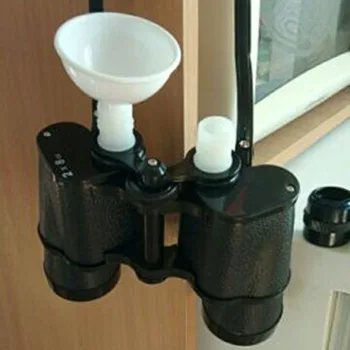 

Binocular Shape Water Bottle Drink Flask Two Sided Holds Secret Liquor Gag SEC88
