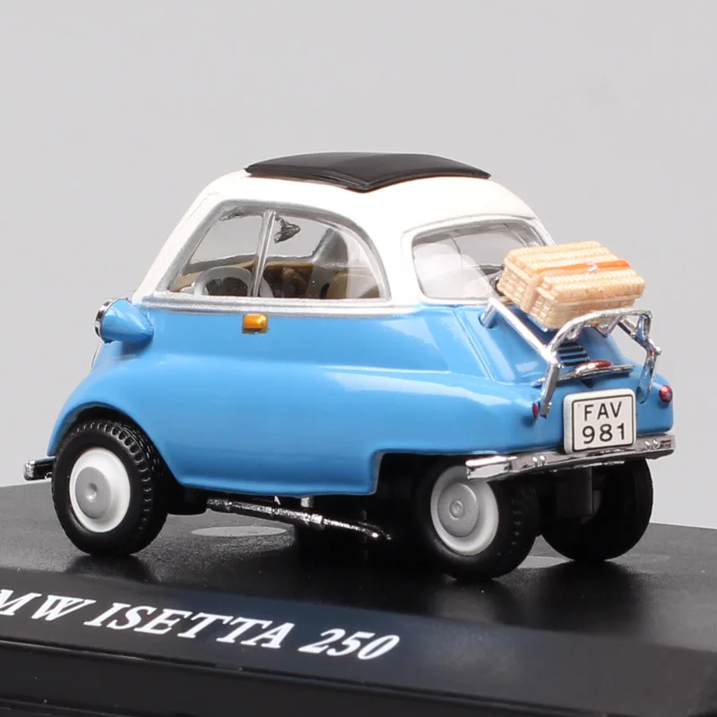 1:43 электронные весы старый ретро Cararama Isetta 250 пузырьковый автомобиль микрокар Diecasts& игрушки модели автомобилей детей 1955 акриловая коробка