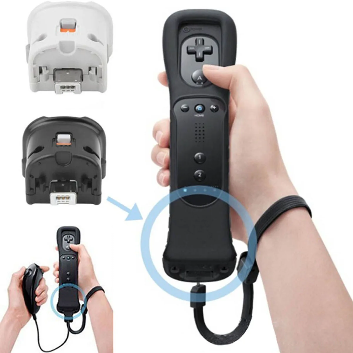 

Remote Controller Adapter Remote Motion Plus Sensor Controller Adapters Case Controller Adapter Game Accessories Dropshipping