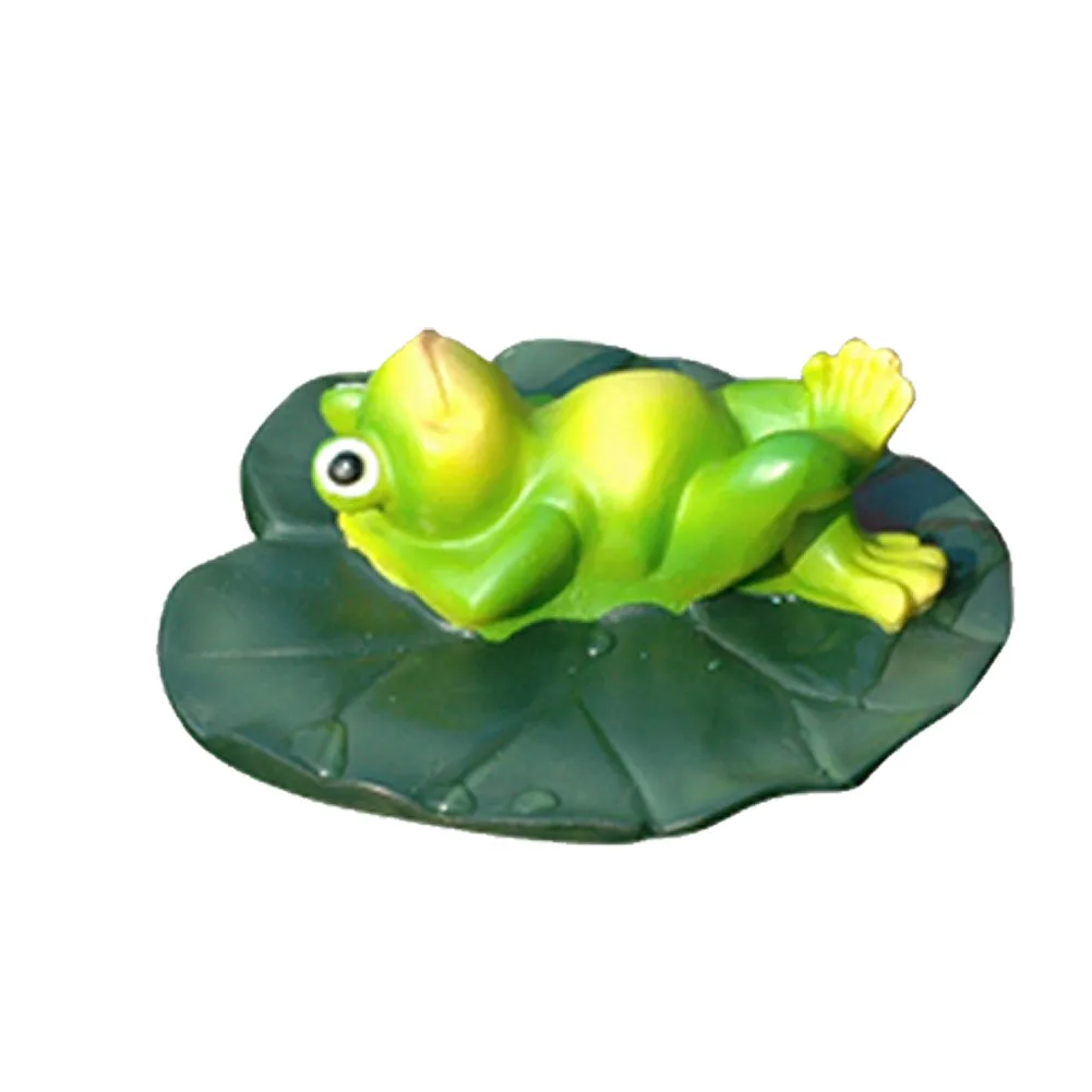 

Desktop Yard Cute Ornament Water Park Resin Floating Sculpture Pond Outdoor Garden Animal Statue Realistic Home Decor