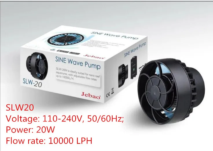 Jebao RW-4 RW-8 RW-15 RW-20 RW4 RW8 RW15 RW20 RW 4, 8 15 20 морской аквариум Wave Maker для Беспроводной Master/Slave насос Управление - Цвет: SLW-20