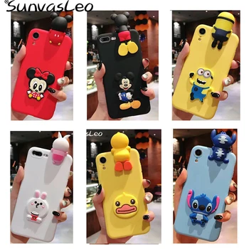 

For Samsung Galaxy A01 A21 A41 A51 A71 A91 3D Toy Cute Cartoon Animal Soft Case Mobile Phone Back Cover Back Cases Shell Skin