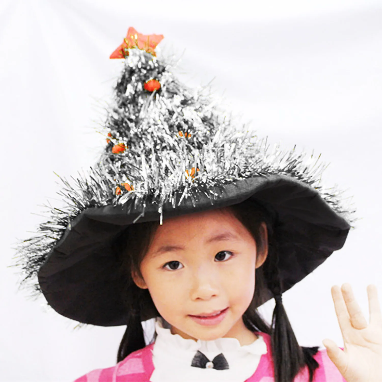 Забавная Рождественская елка Кепка головной убор для детей взрослых косплей маскарад нарядное платье карнавальный костюм аксессуары