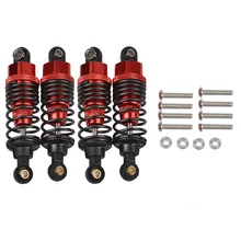 Kit d'amortisseurs en alliage d'aluminium pour Tamiya TT 01, 4 pièces, TT02 HSP HPI REDCAT 1/10 RC, pièces de mise à niveau de voiture