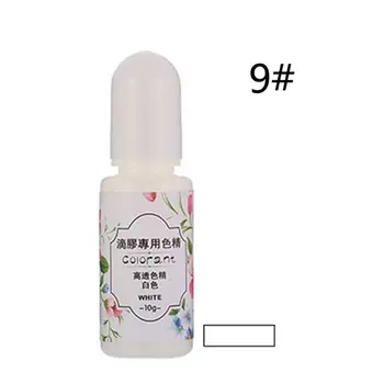

13 Colors Epoxy UV Resin Coloring Dye Liquid Epoxy Pigment Resin Colorant Fading Resistance10ml Translucent AXYD