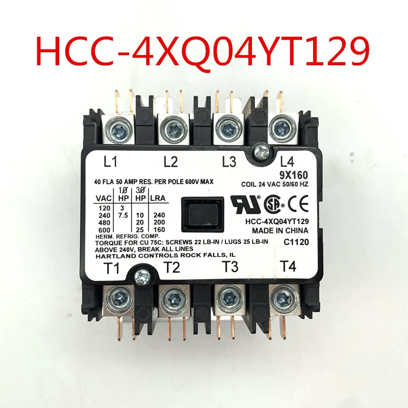 24В 40А 9х160 HCC-4XQ04YT129 Американский четырехполюсный контактор переменного тока