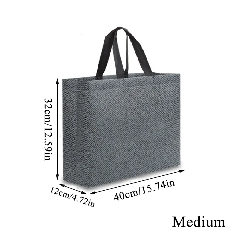 Женская Складная сумка для покупок многоразовая Эко сумка большая вместительность Водонепроницаемая тканевая Нетканая сумка прочная серая женская сумка S-L