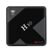 H10 Android 9,0 Smart Tv Box 4 Гб четырехъядерный 6K телеприставка 4 Гб двойной Wifi 2,4G/5G Usb3.0 Wifi медиаплеер Uk Plug