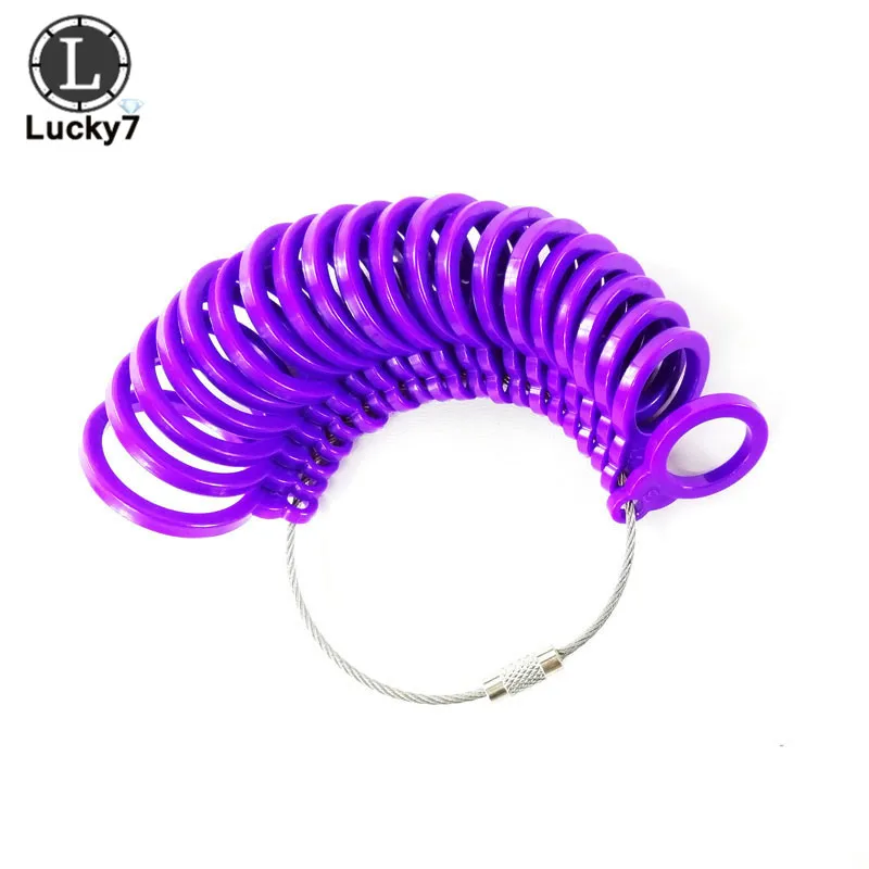 Ювелирные изделия измеритель размера кольца оправка на палец набор