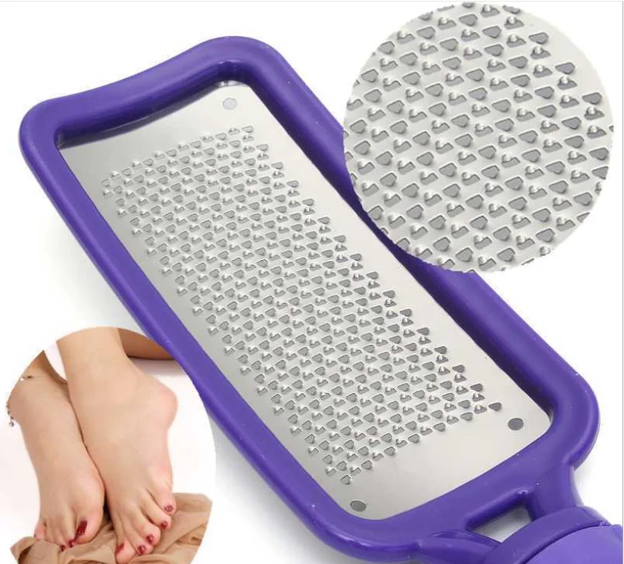 

Purple Foot File Dry Skin Callus Remover Hand Metal Foot File rasp Scrubber Hard Dead Skin Foot Care Tool Pedicure Foot Scrubber