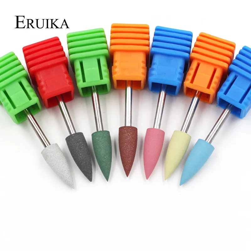 1 шт. насадка для электрической машинки маникюра 7 цветов|nail drill bits|carbide nail bitscarbide |