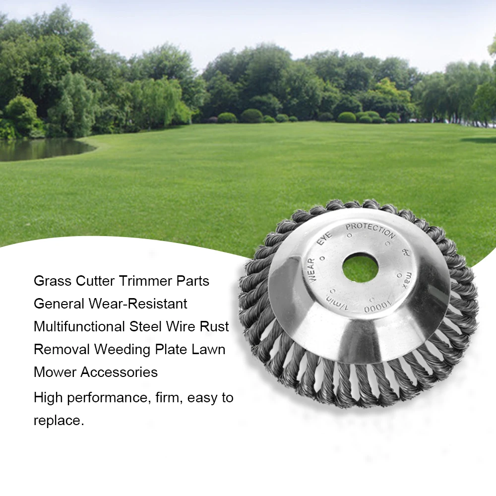 Steel Wire Wheel Garden Weed Brush Lawn Mower Cutter Blade Trimmer Metal Blades Trimmer Head Garden Grass Trimmer Head Steel Wire Wheel Garden Weed Brush Lawn Mower Cutter Blade Trimmer Metal Blades Trimmer Head Garden Grass Trimmer Head