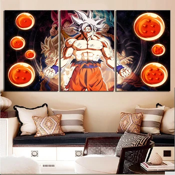 

Dragon Ball Super Dominado Ultra Instinto Embroidery Diamond Picture Home Decor Painting Full Round Drill Cross Stitch Wall Art