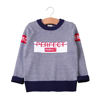 

striped cotton teen boys sweaters o-neck kids knitted wear pullover spring fall winter children's clothes