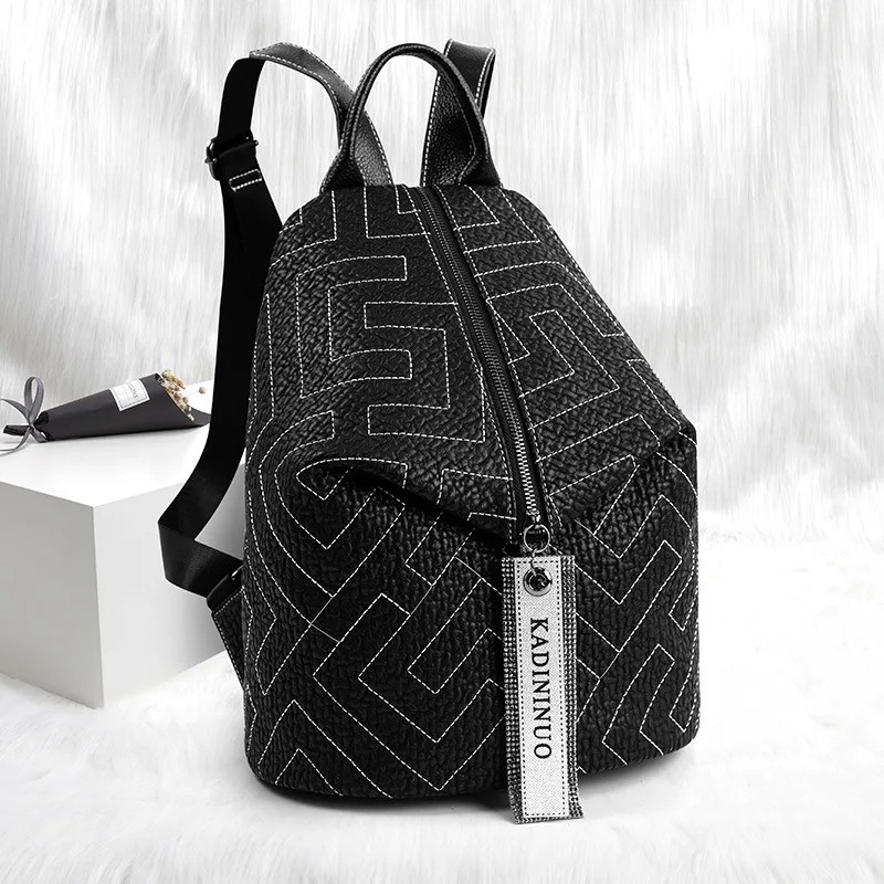 Backpack Women Dumpling-Bag Travel Personalized Fashion-Brand Large-Capacity All-Match