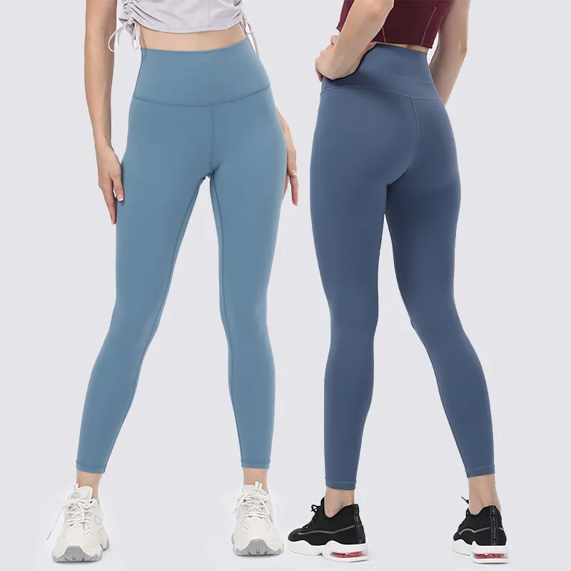Back Waist Sports Tight Leggings Nake Feeling Fabric Gym Tummy Control