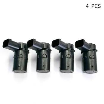 

4pcs Easy Install ABS Durable 4F23 15K859 AA Professional Black Car Backup Assist Tool Buzzer Reverse Bumper Parking Sensor PDC