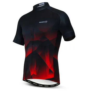 

2020 cycling jersey Men Mountain Bike jersey MTB Bicycle Shirts Road cycle Tops Sport racing Ropa Ciclismo male black red summer
