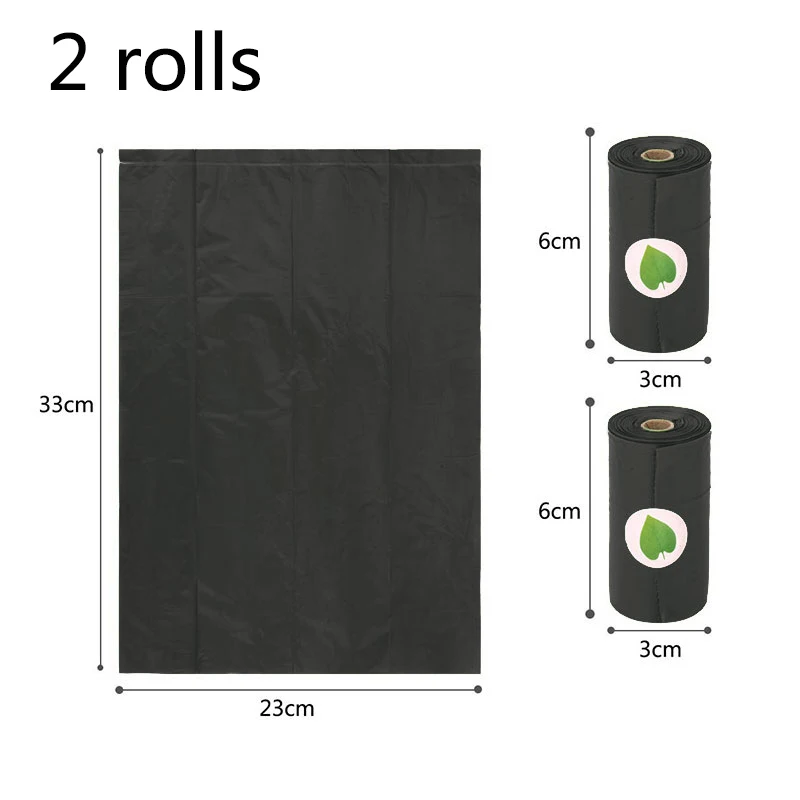 2 Rolls Black Горячая собачья какашка сумка принадлежности для домашних животных 1 комплект мешок для мусора смешной формы сумки для какашек подходит для хранение для домашних животных коробка популярный Диспенсер держатель - Цвет: 2 Rolls Black