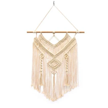

Woven Macrame Tapestry Wall Hanging Tapestry Boho Chic Bohemian Home Geometric Decoration Decoration Room Beautiful