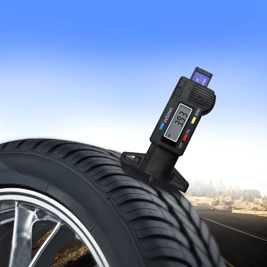 

Digital Car Tyre Tire Tread Depth Gauge Meter Measurer Tool Caliper Digital Depth Gauge Caliper Measurer Tool Caliper