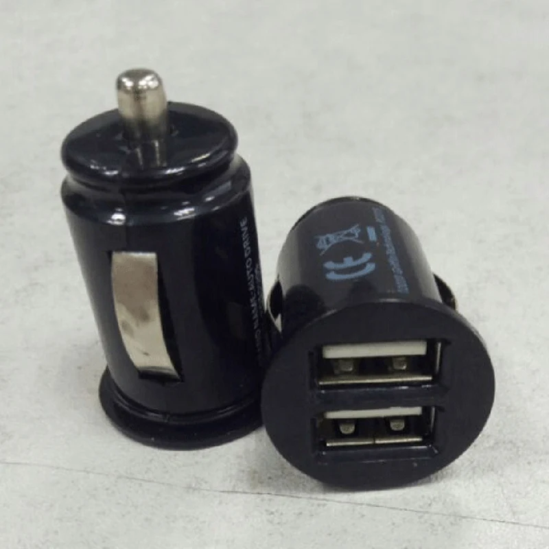 Двойной зарядное устройство usb Автомобильное быстрое зарядное устройство адаптер для телефона мини двойной зарядное устройство usb