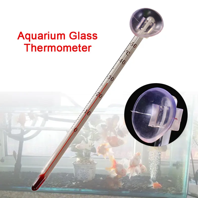 Термометр воды всасывания температуры стекло рыба черепаха тест инструмент высокое качество