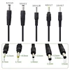 1Pcs USB A Male plug to DC 2.5 3.5 1.35 4.0 1.7 5.5 2.1 5.5 2.5mm Power supply Plug Jack type A extension cable connector cords ► Photo 3/6