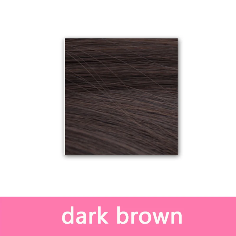 MUMUPI короткий волнистый синтетический мужской дышащий парик коричневый очень реалистичные волосы парик с жаростойкими полосками средняя часть парик - Цвет: 2I33