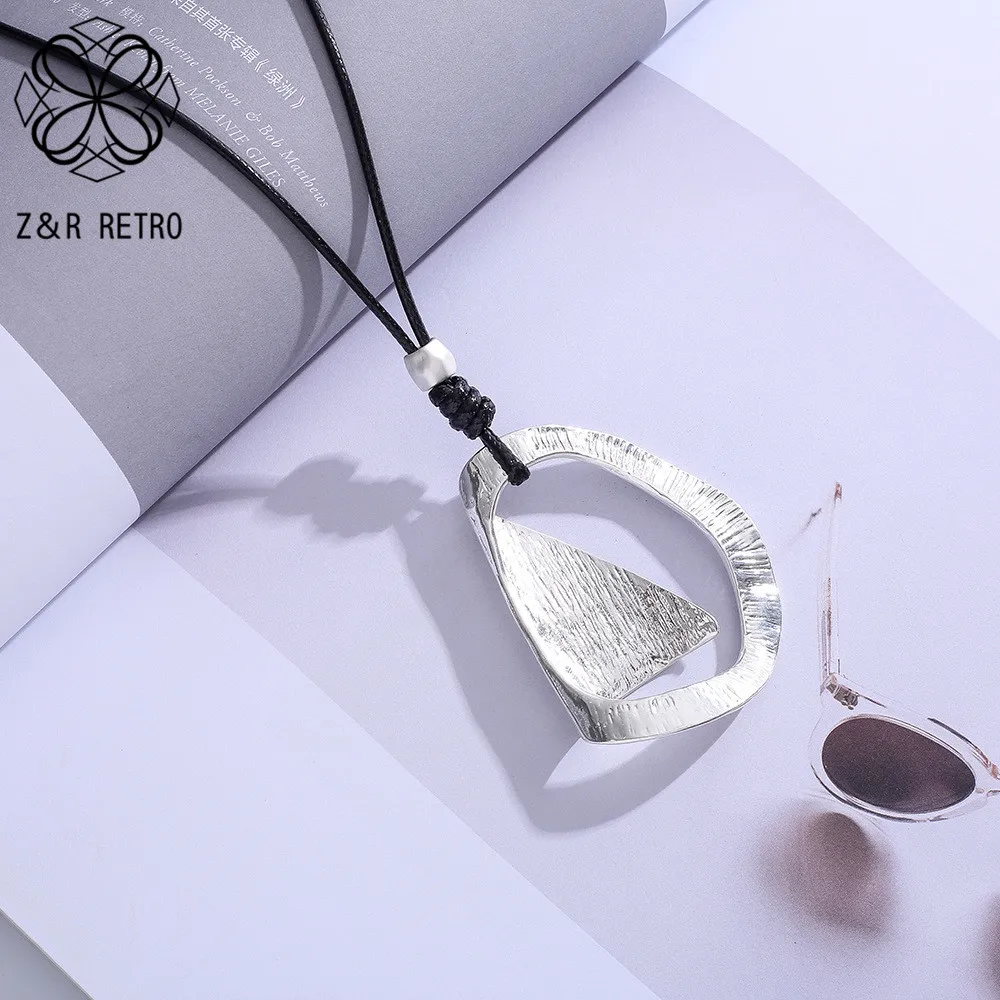 ■ENGBROX■ silver925 cosmic long necklace EBNL24059SV Long Necklace, Y Necklace, Zircon Pendant, Silver Necklace