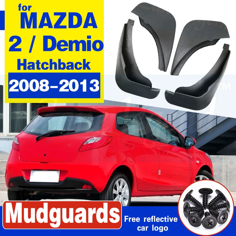  Guardabarros para Mazda 2 / Demio 2008-2013 GE Hatchback, guardabarros,  protectores contra salpicaduras, guardabarros, 2009, 2010, 2011, 2012 _ -  AliExpress Mobile