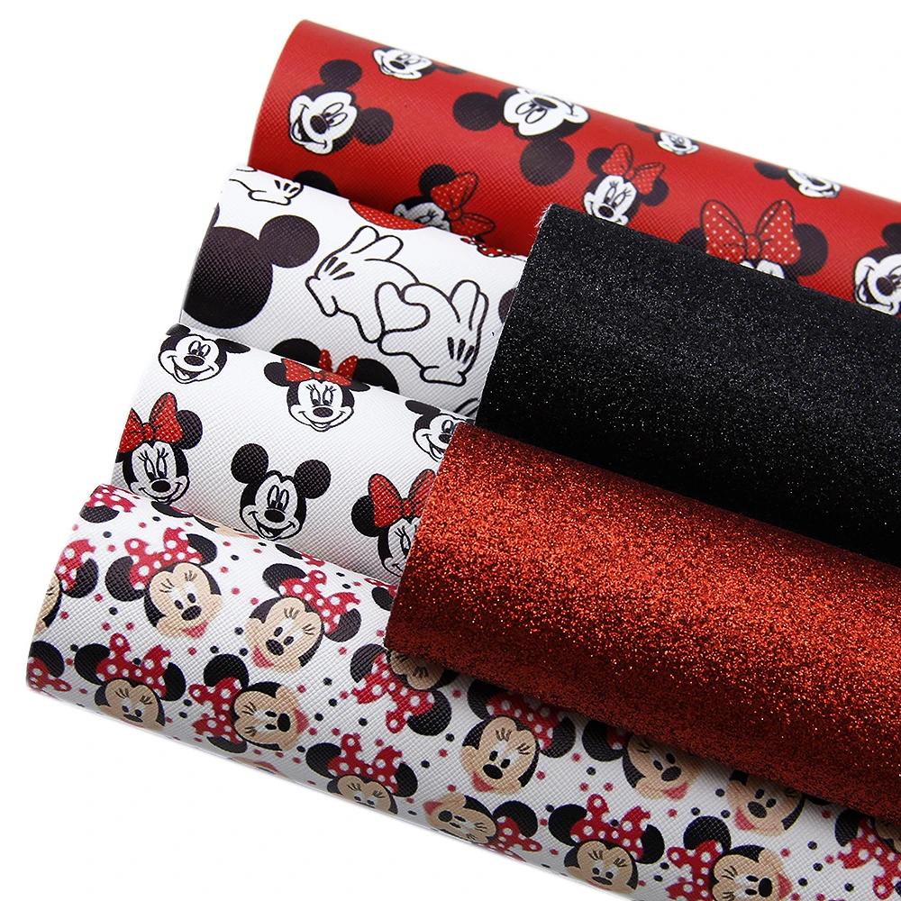 David accessories 6 шт./компл. 20*34 см с животным принтом из искусственной кожи в стиле пэчворк волос сумка с бантом обувь «сделай сам», 1Yc7712
