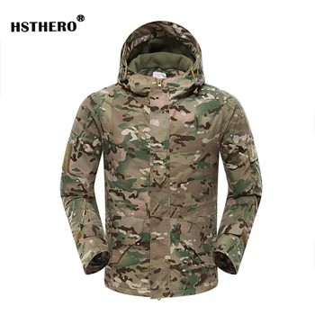 

Casual Military Tactical Jackets Men Outer Wear Winter Hooded Army Jacket Autumn Waterproof Many Pocket Coats casaco masculino