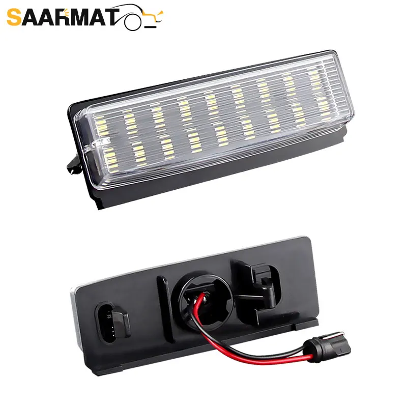 2Pcs Luci Targa A Led Per Mazda Mx-5 Miata 2006-2015 Per Fiat 124 Spider Abarth 2017-Up Bianco Led Targa Posteriore Auto