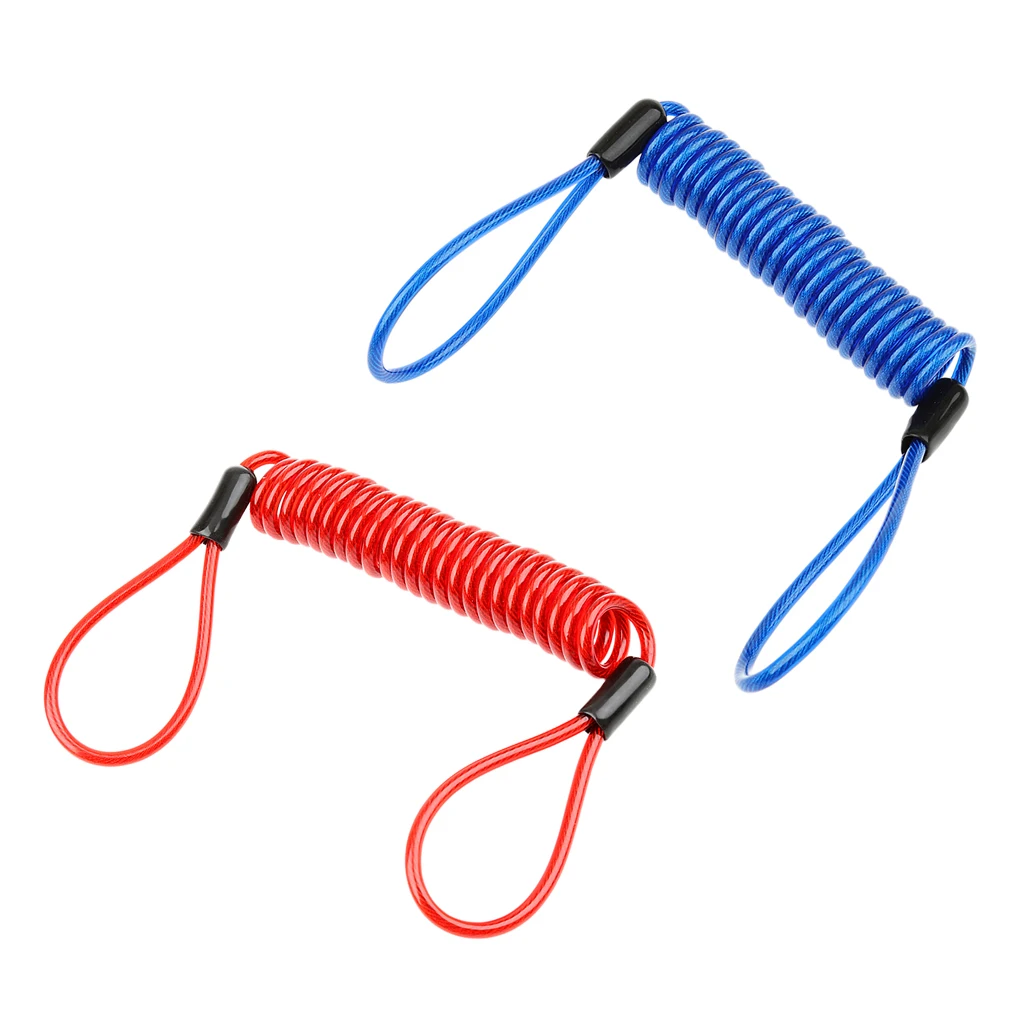 2Pcs Scuba Diving Boating Lanyard Diver Snorkeling Lanyard Spring Coil Ropes for Survival, Camping, Fishing