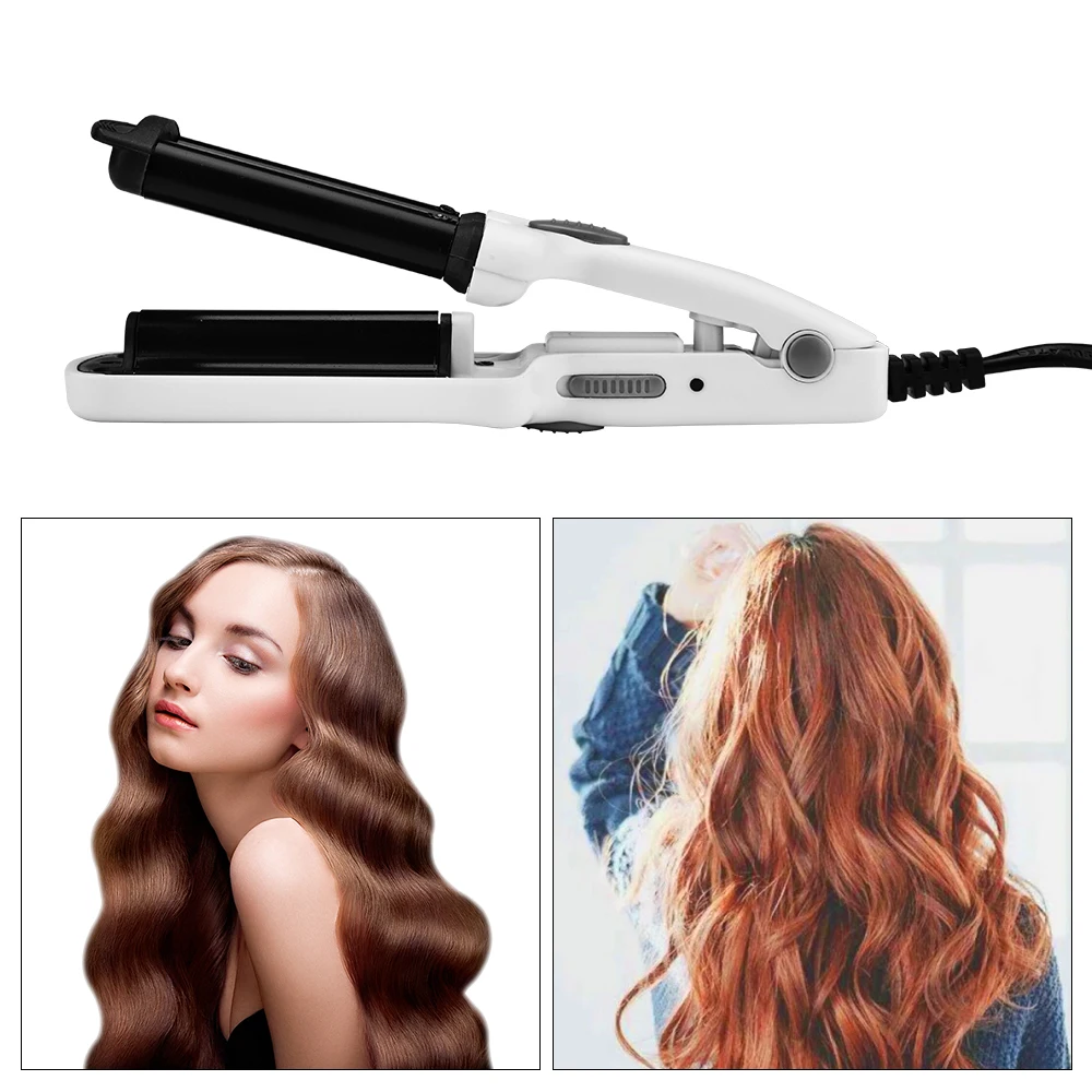 

Professional Hair Tools Curling Ceramic Mini Three-Tube Curling Iron for Wavy Curls Electric Hair Curler Roller Curling Wand