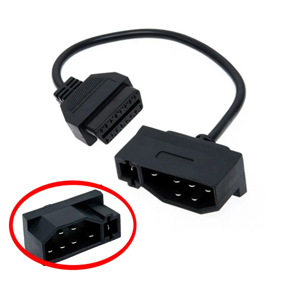 Диагностический расширенный кабель для Ford 7 Pin 7Pin к OBD 16Pin 16 адаптер для контактов разъем для Ford