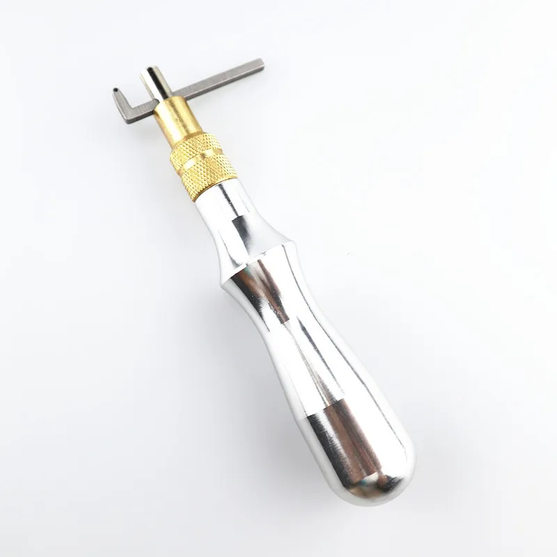 

Leather Tool Leather Groover Aluminum Handle Groover Single with Groover Slotting Device Width 1 Mm