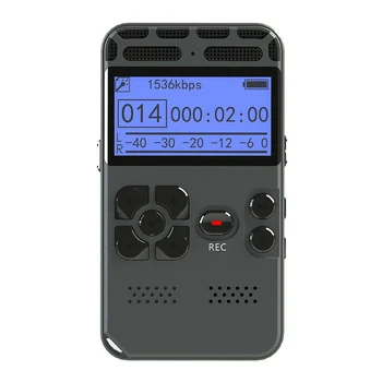 

Intelligent Multifunction Recording Pen Professional LCD Display Lectures 1536kbps Audio USB Noise Reduction Dictaphone Digital