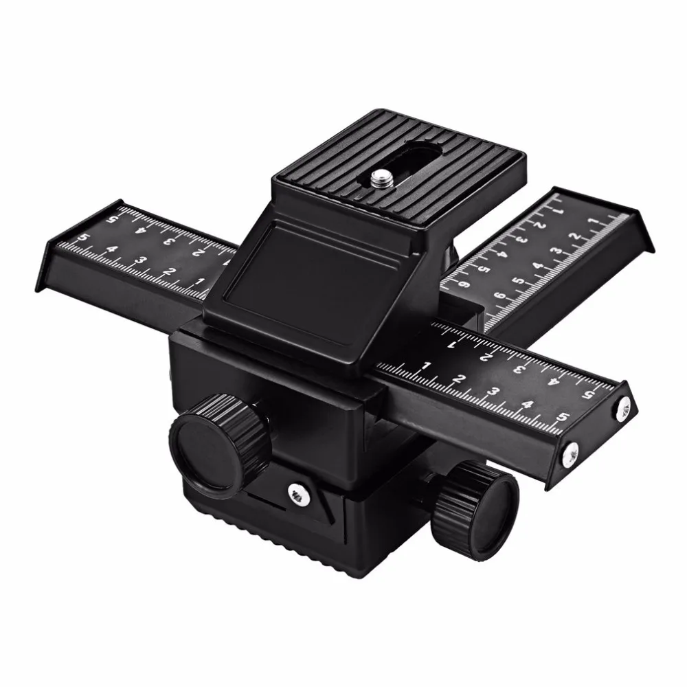 Pro 4 Way из магниевого сплава макро-Фокусировочный рельсовый ползунок для съемки