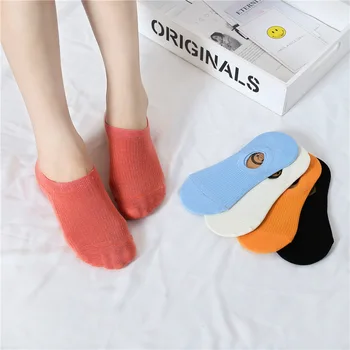 

Invisible Solid Color Boat Socks Pack Women Low Cut Socks Target Cute No Show Socks Non Slip Sports 100 Cotton Slipper Socks Pop