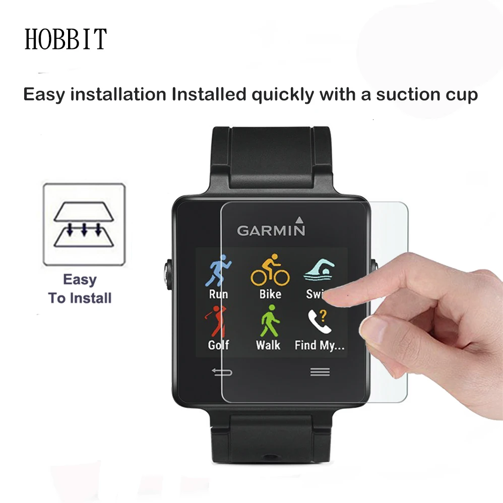 2 упаковки для Garmin Vivoactive 0,3 мм 2.5D защита экрана из закаленного стекла для Vivoactive gps SmartWatch Защита от царапин прозрачная пленка